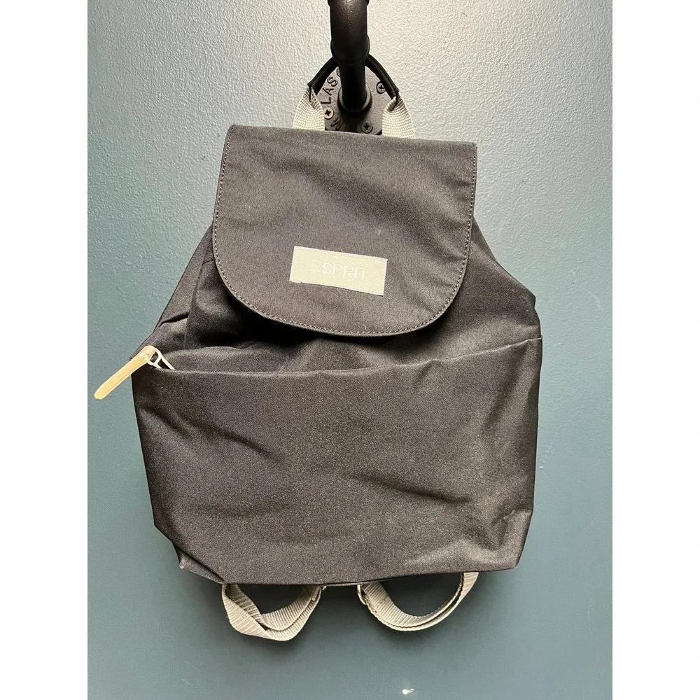 Y2K Small Black Esprit Backpack